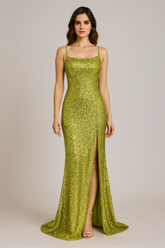 Green Sequin Dress